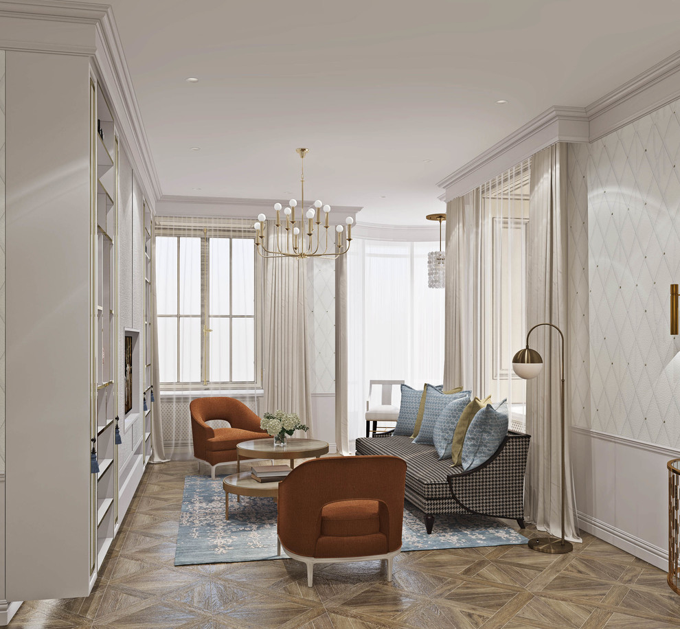 Кухня-гостиная в коттедже