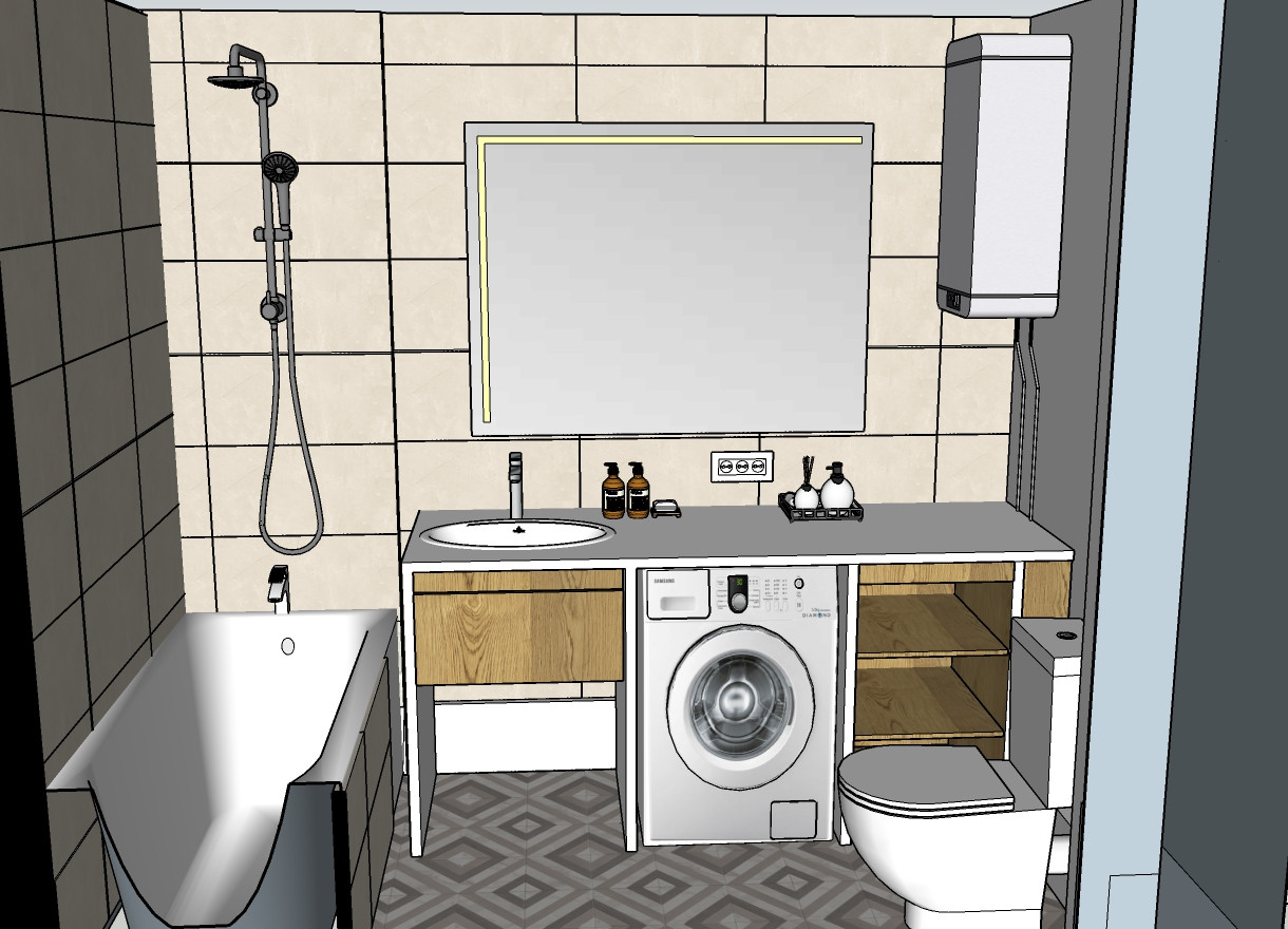 Однокомнатная квартира с оригинальной планировкой для молодой девушки