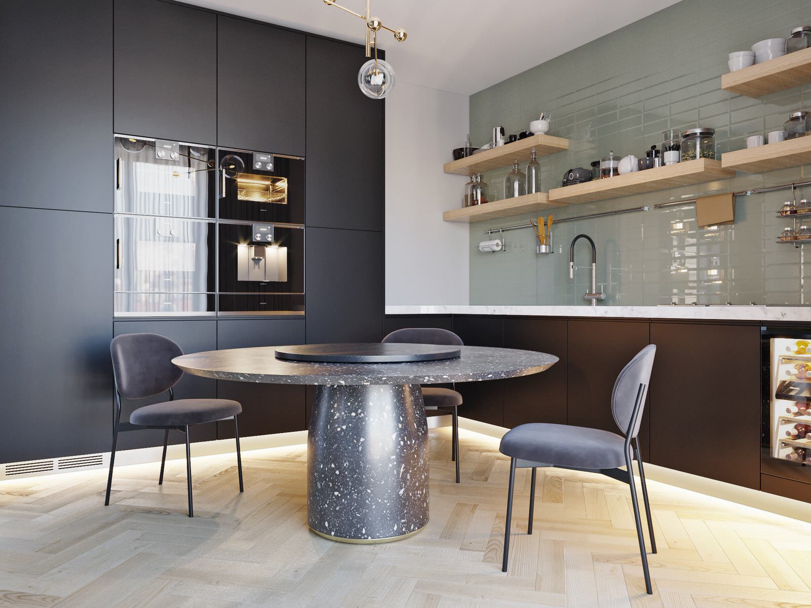 LUSH | интерьер квартиры для молодой семьи