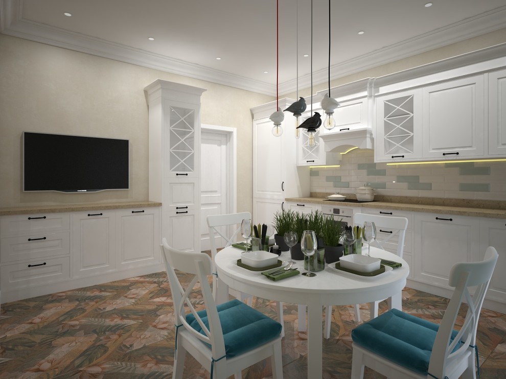 Элегантная неоклассика в интерьере загородного дома под Уфой  "Горький мёд"