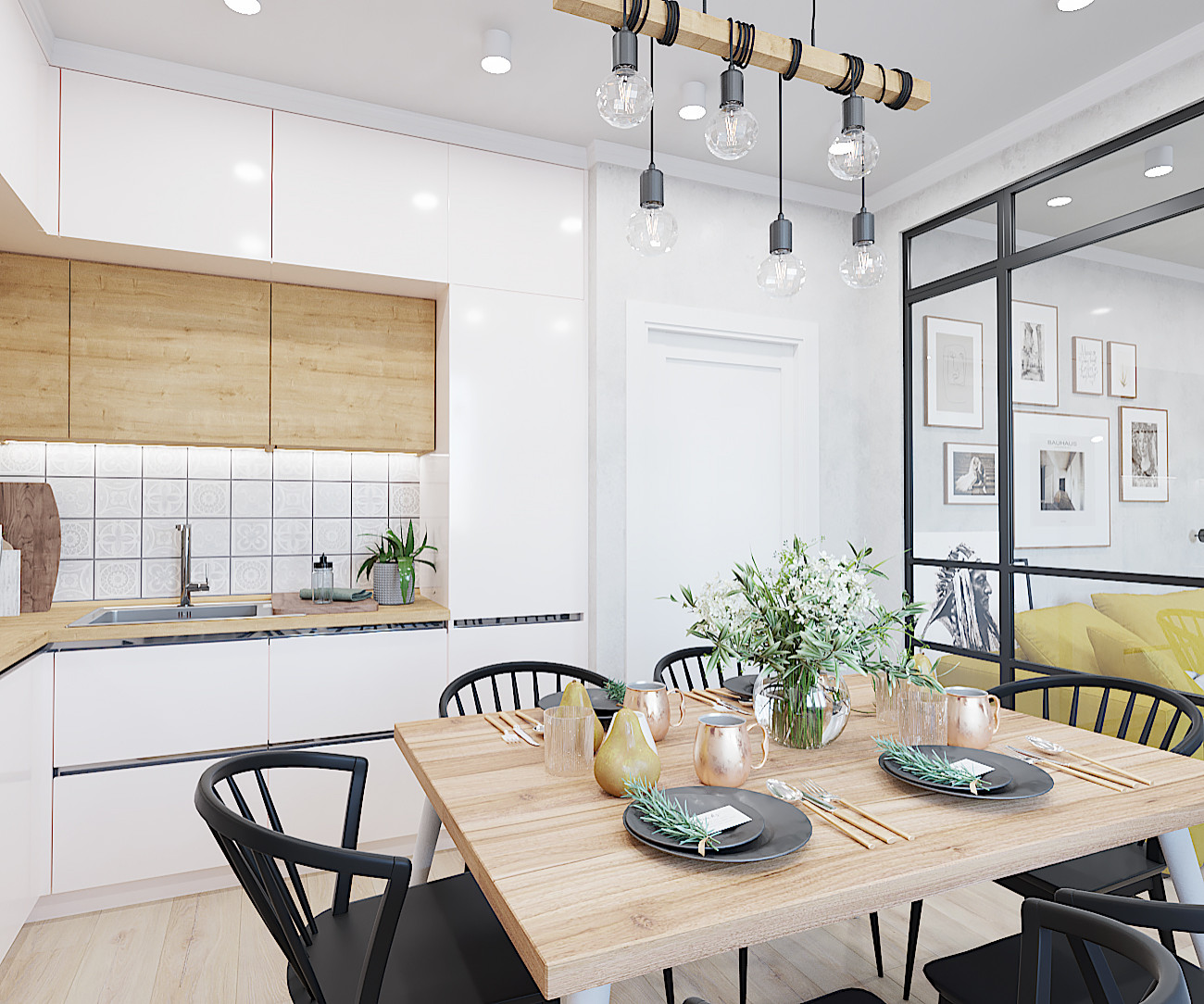 Сканди в квартире ЖК Алфавит г.Пенза