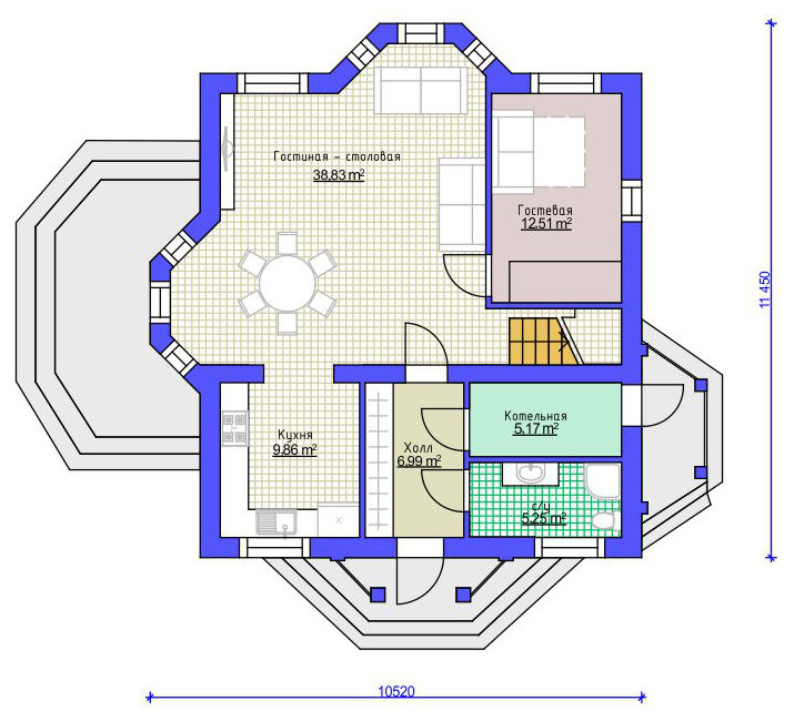 Проект дома в Калининграде № 09