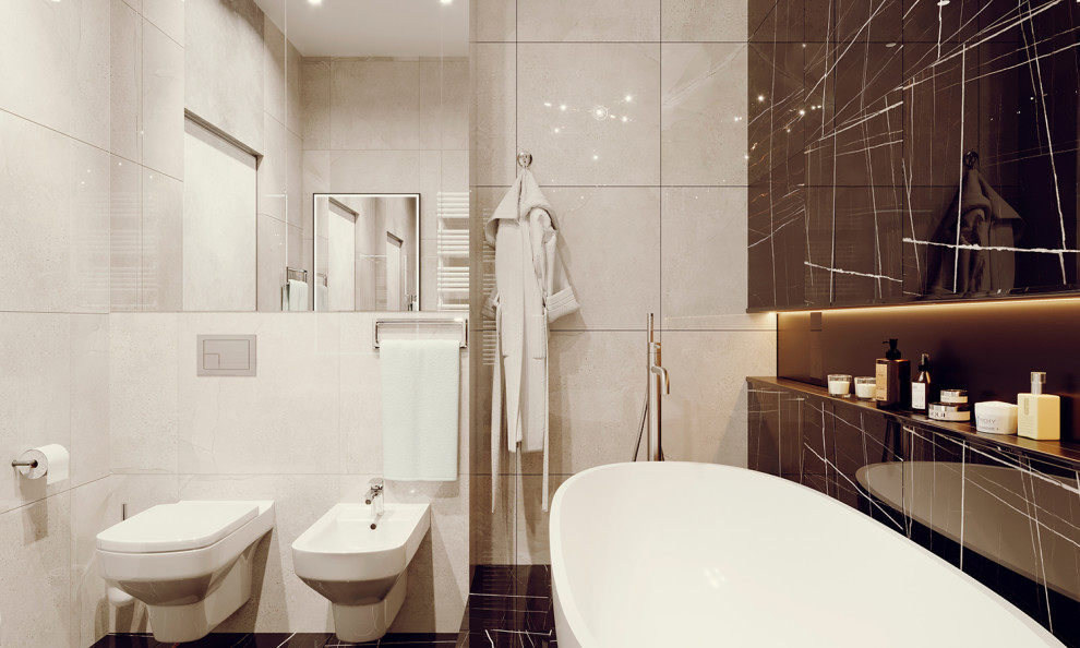 Ванная комната при спальне родителей