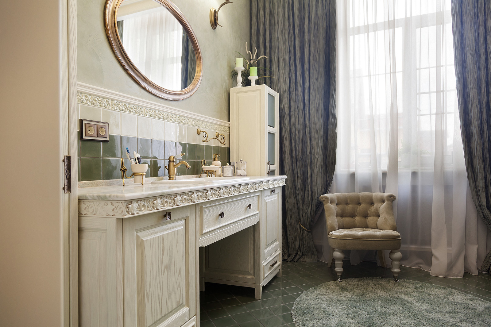 Коттедж в Классическом стиле.