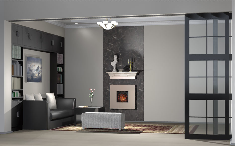 Малоэтажная архитектура, интерьеры коттеджа.