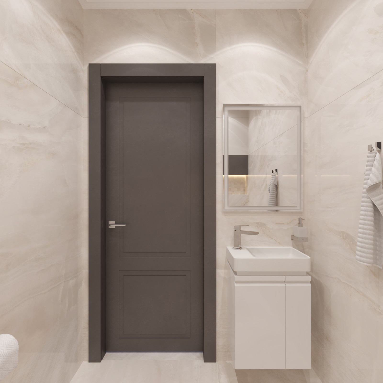 Дизайн интерьера квартиры. 168 кв.м. Soft contrasts.