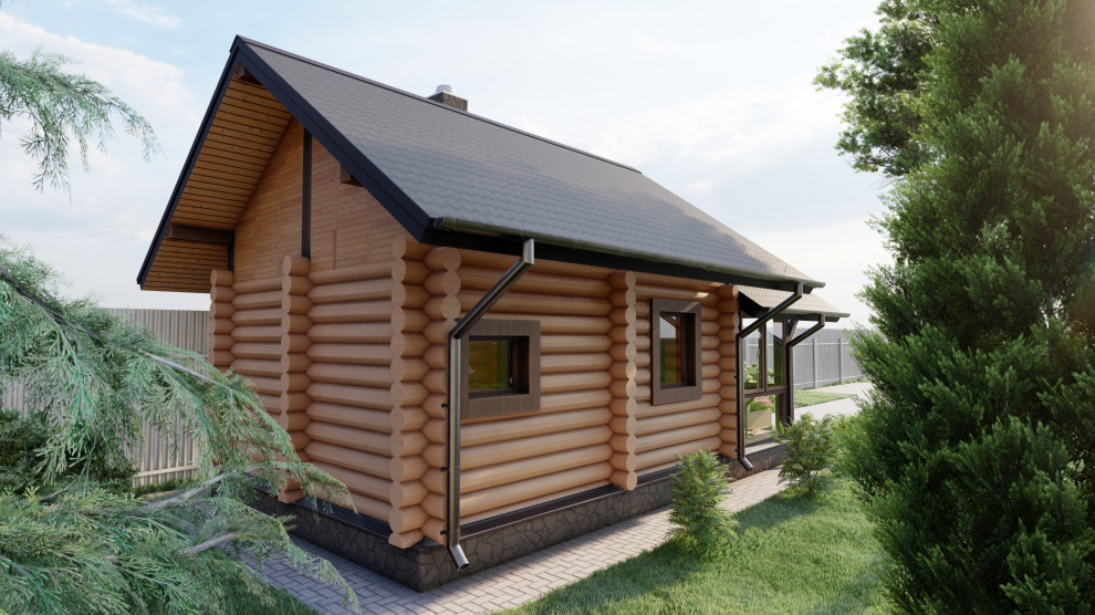 Баня с верандой в н.п. Кульсеитово