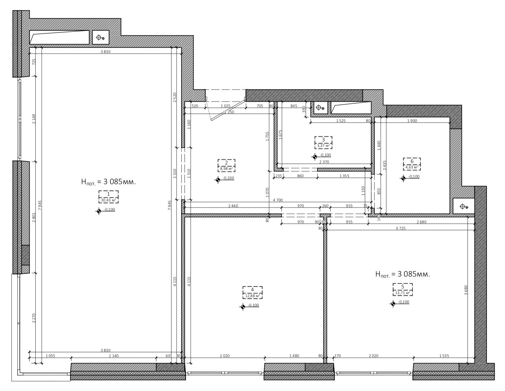 Сроки и смета: 3,5 месяца и 5 млн на ремонт 74 кв.м