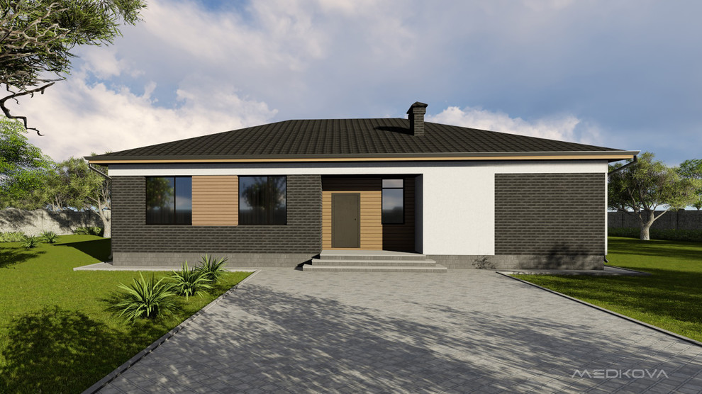 Обложка проекта: Проект одноэтажного дома