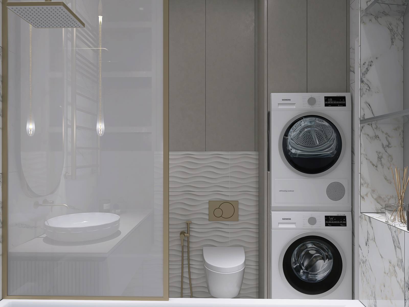 Двухкомнатная квартира 65 м2