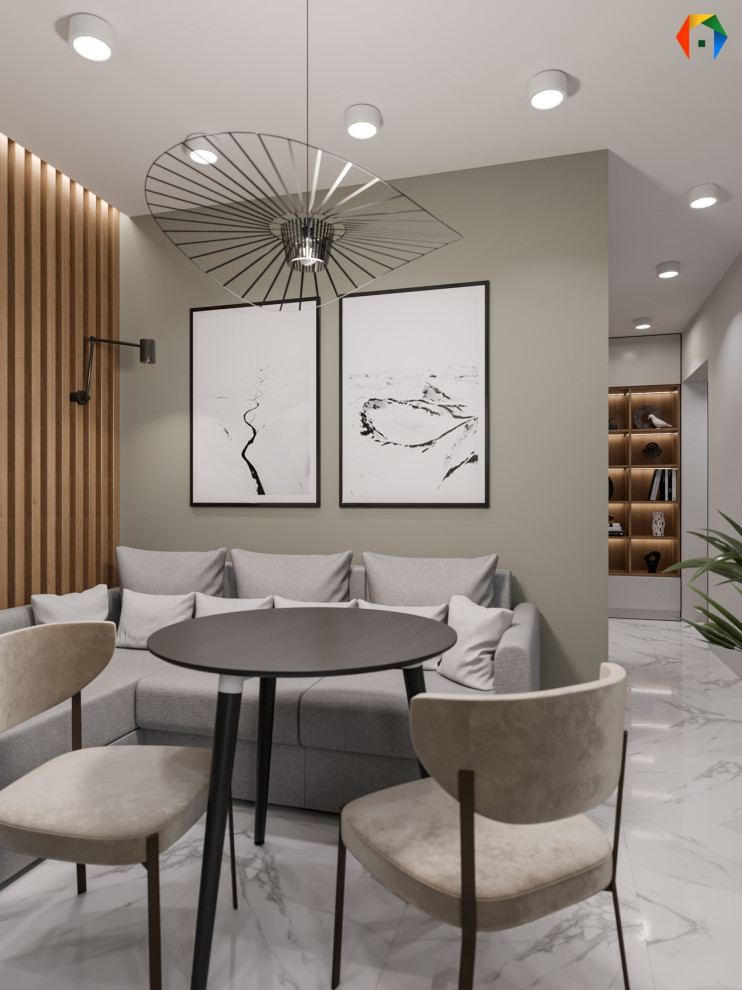 Золотой треугольник. Дизайн проект с преобладающим скандинавским стилем