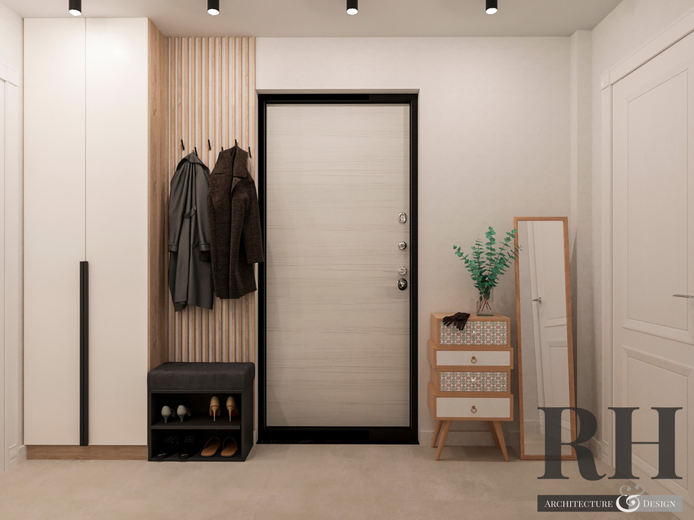 Обложка проекта: Дизайн проект прихожей и кухни