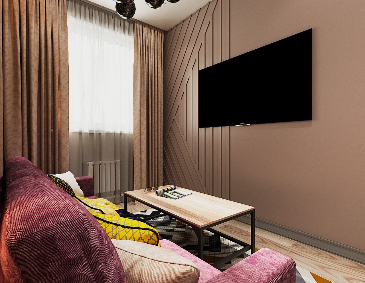 Интерьер дуплекса в КП Федоскино