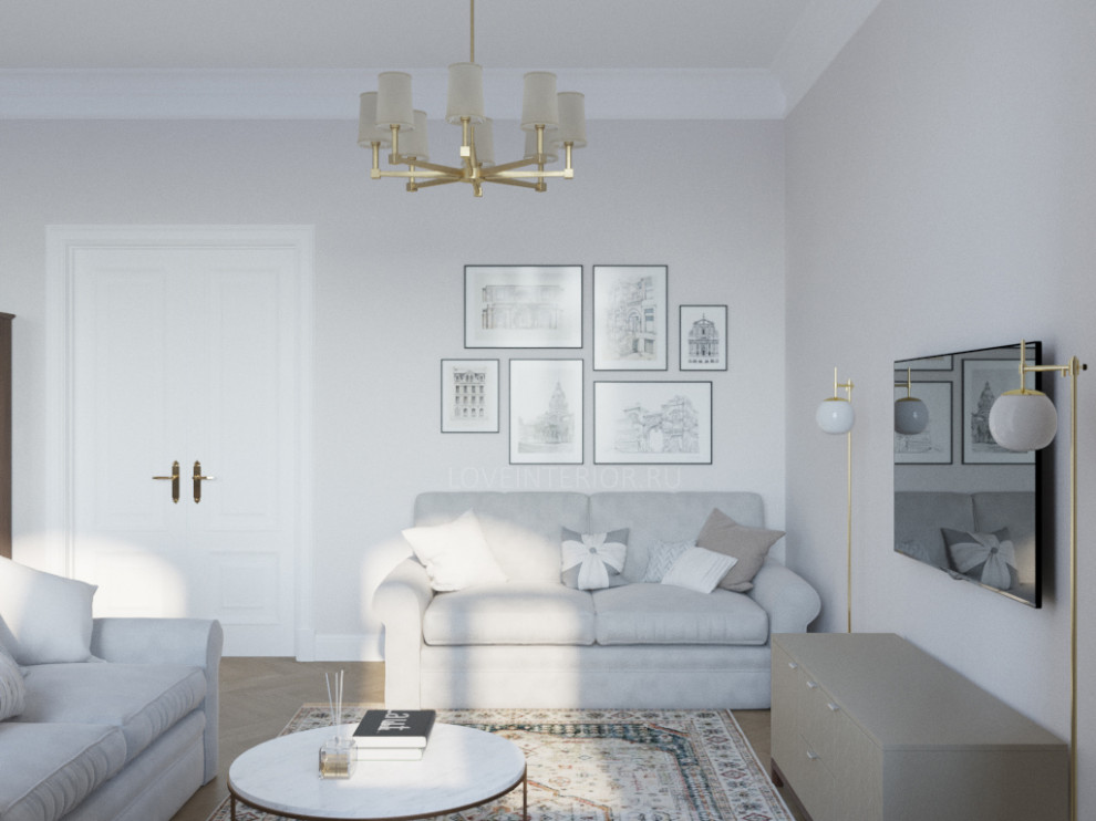 Квартира в доме, построенном в XIX веке в центре Москвы