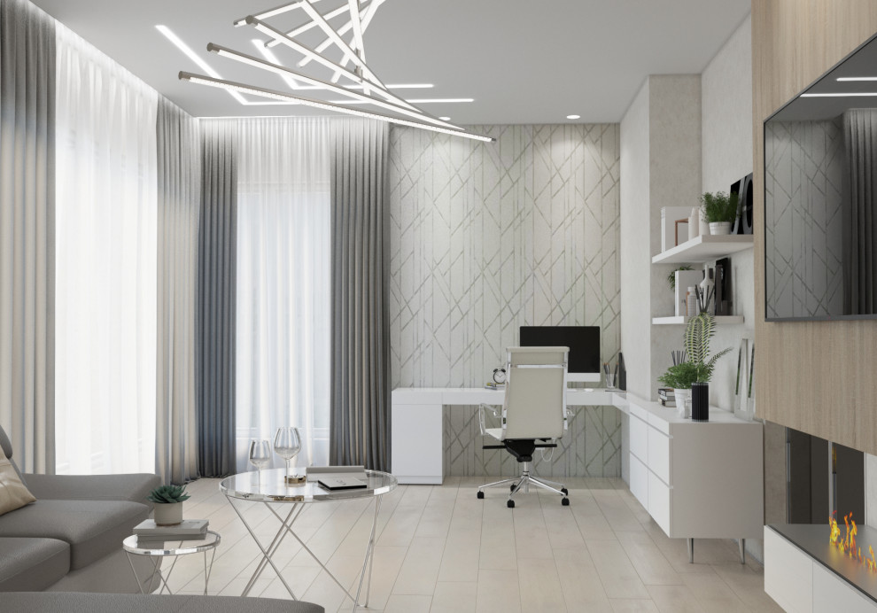 Проект 2-х комнатной квартиры в Апартаментах Лахта Плаза