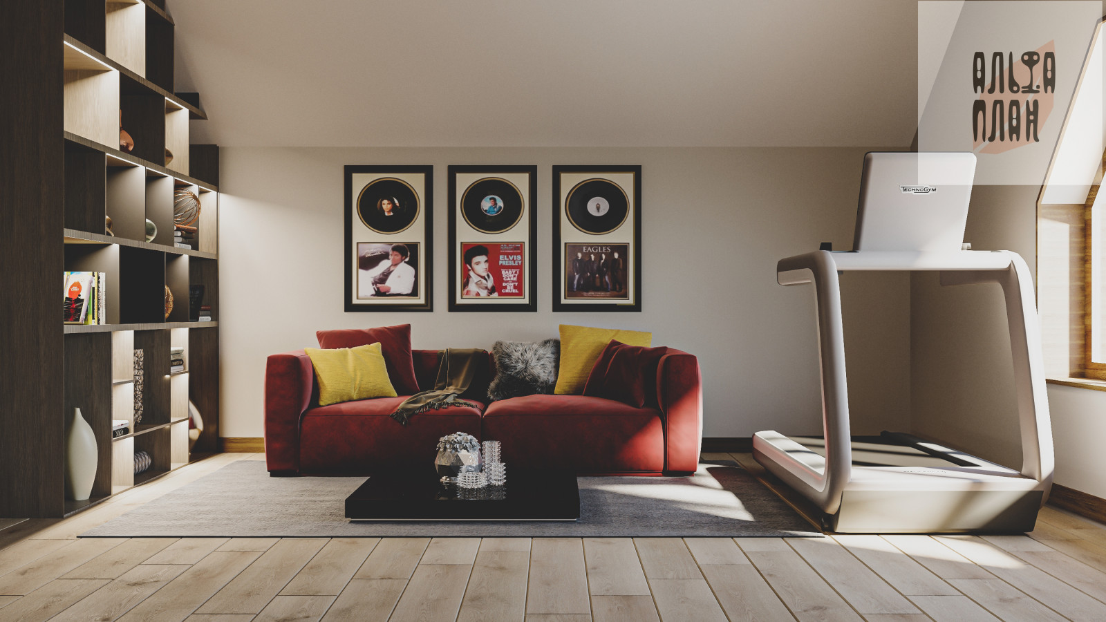 Обложка проекта: Коттедж, Каширское шоссе, Гостинная