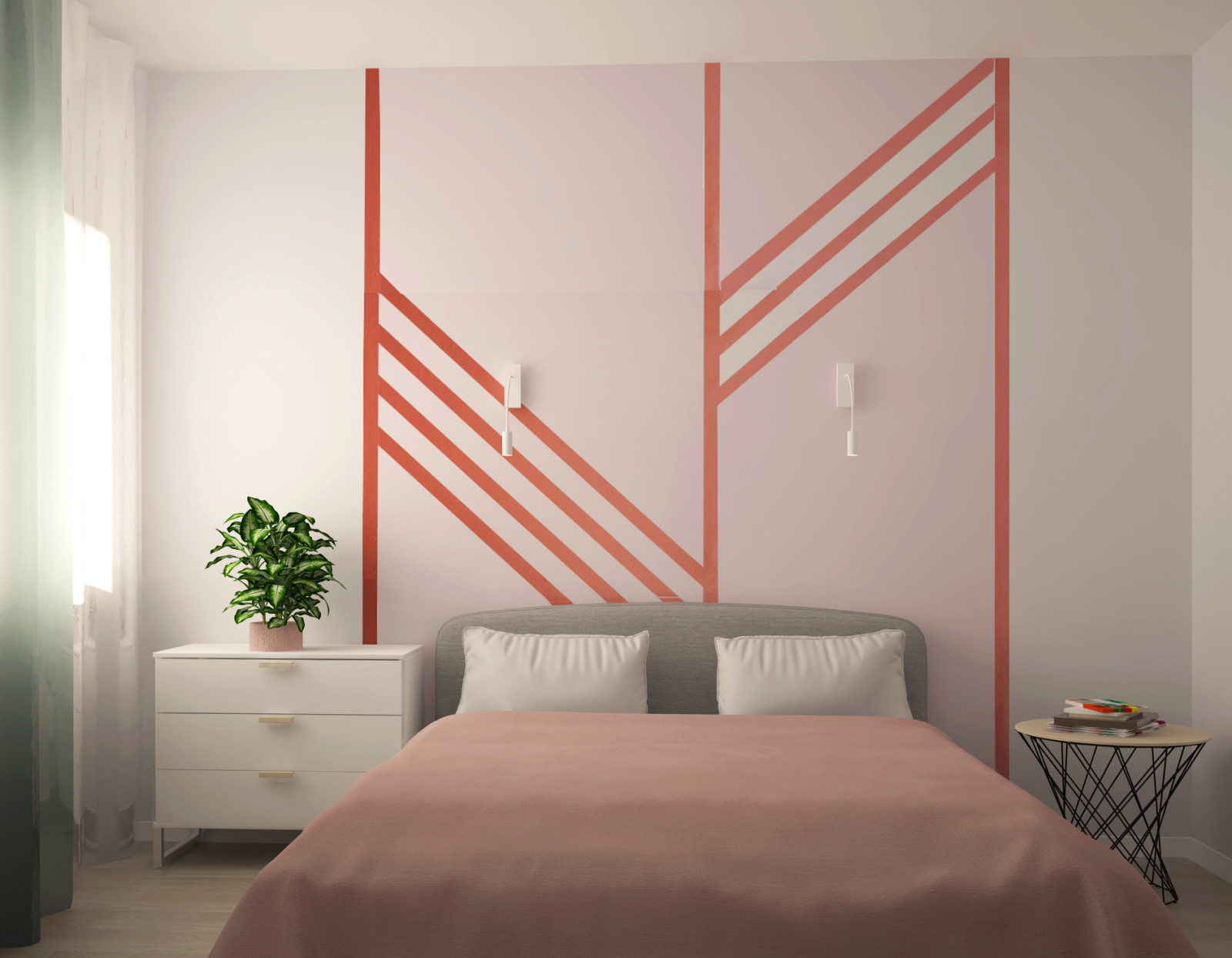 Двух комнатная квартира для девушки