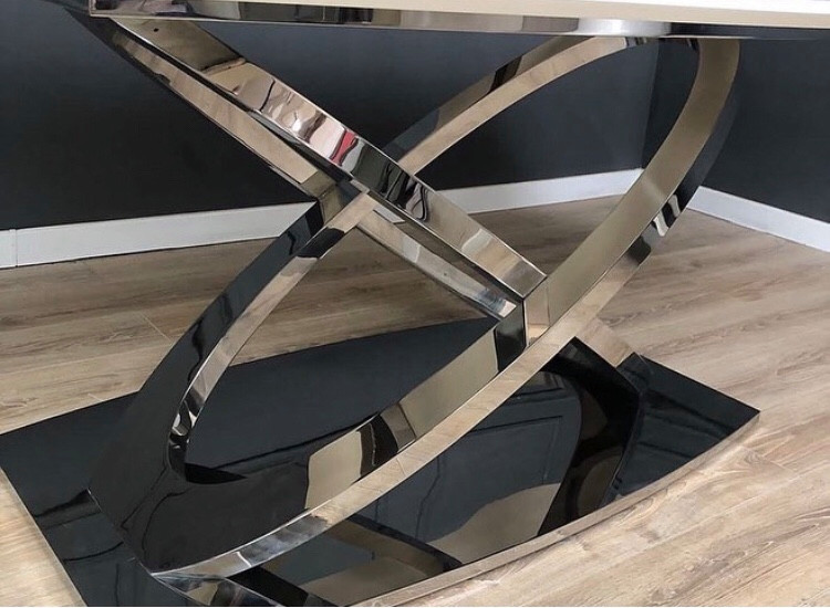 Обложка проекта: Стол из керамогранита Блэкфи