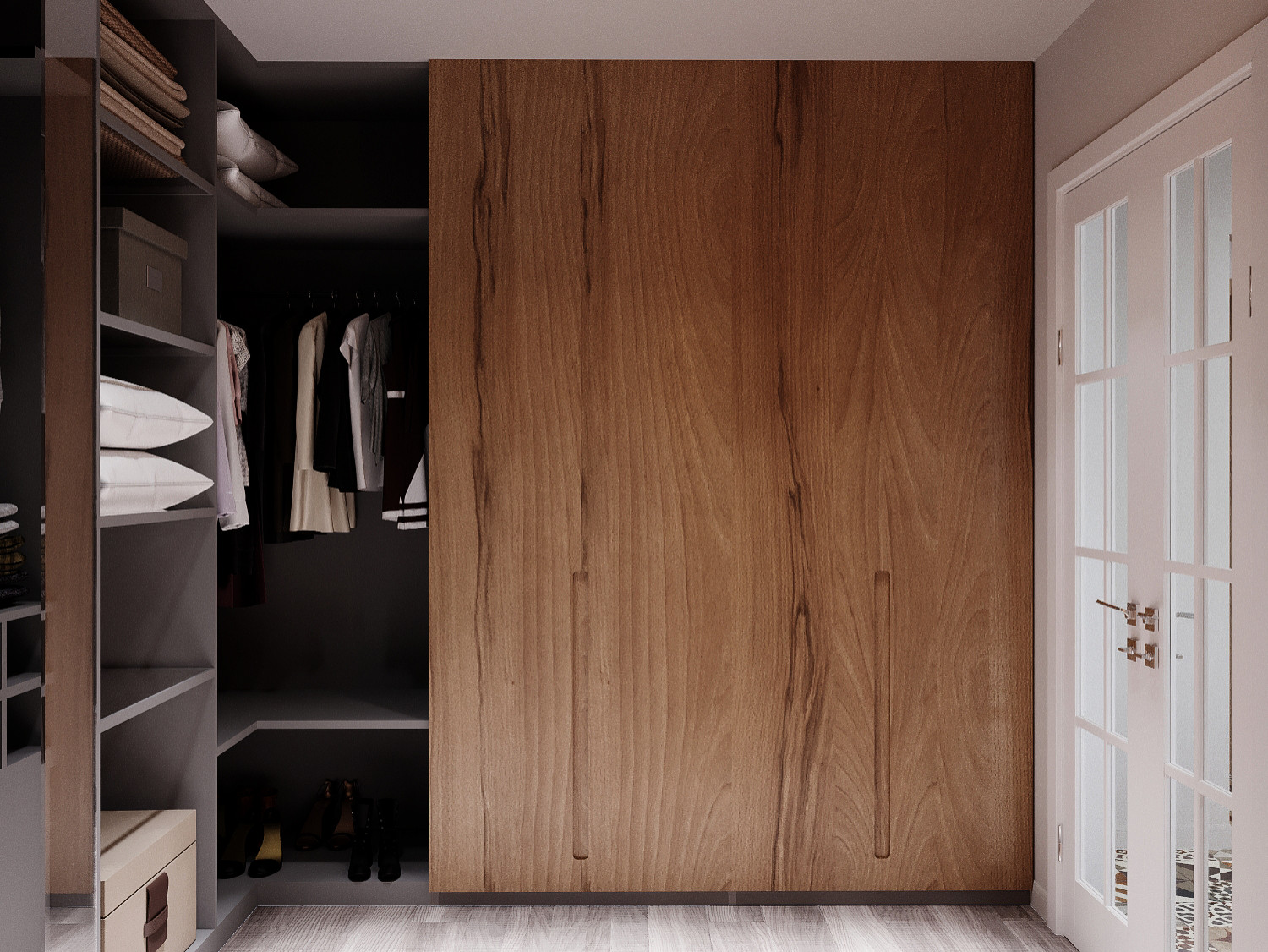 Квартира в минималистическом стиле 80 м^2 «ЖК Лазурные небеса» г.Казань