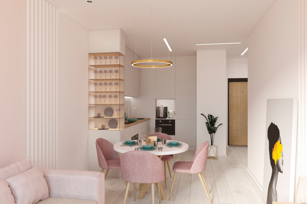 Обложка проекта: Однокомнатная квартира в ЖК Life Лесная