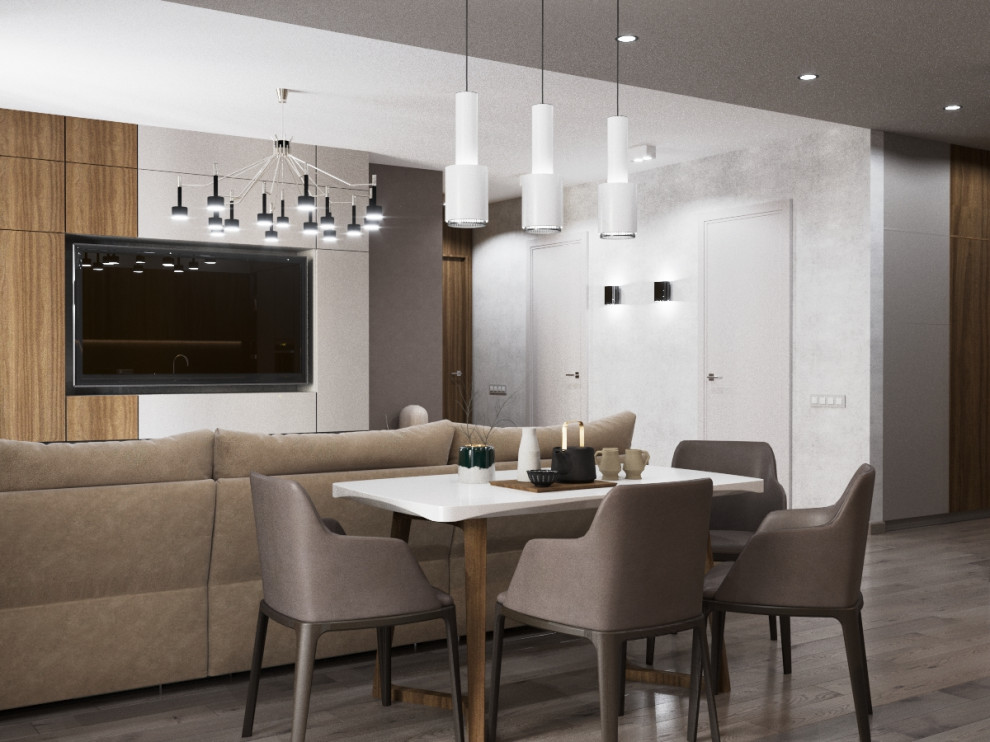 Гостиная-кухня