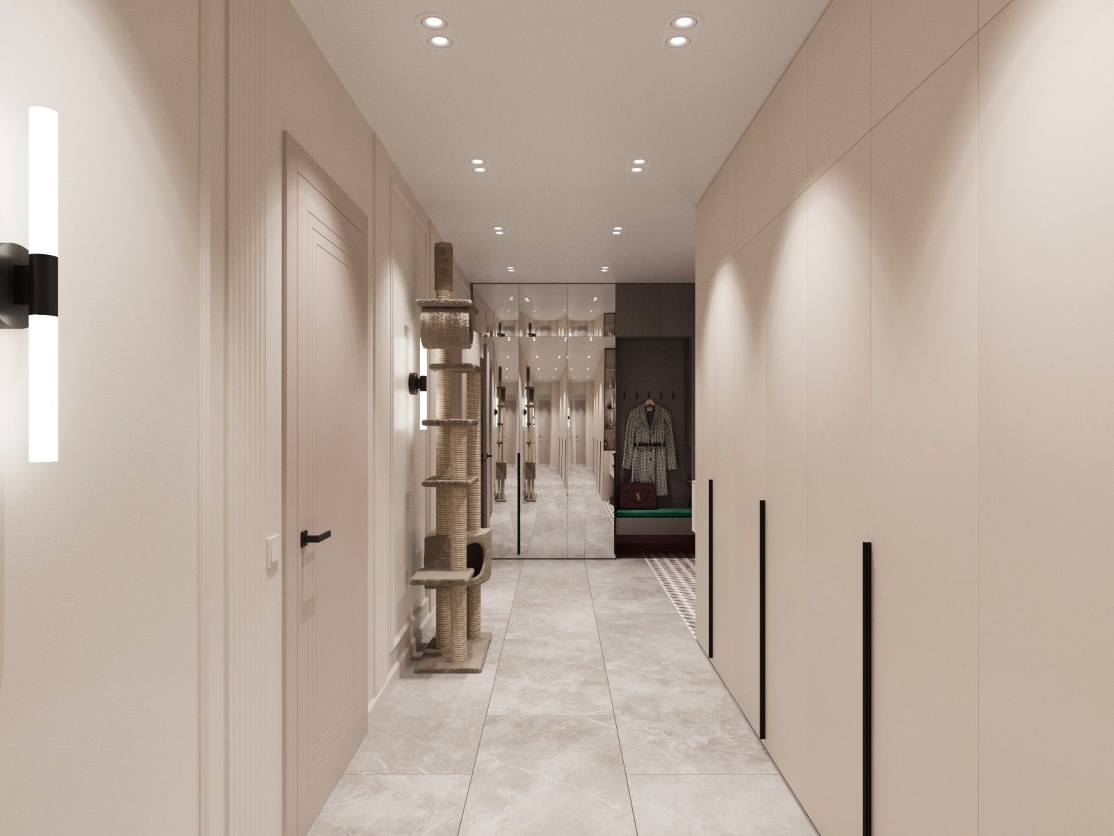 Дизайн проект квартиры 90 м2 с детской комнатой