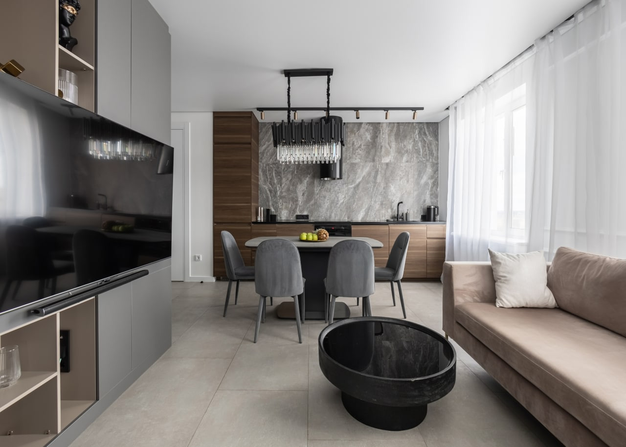 Обложка проекта: Квартира в серых тонах