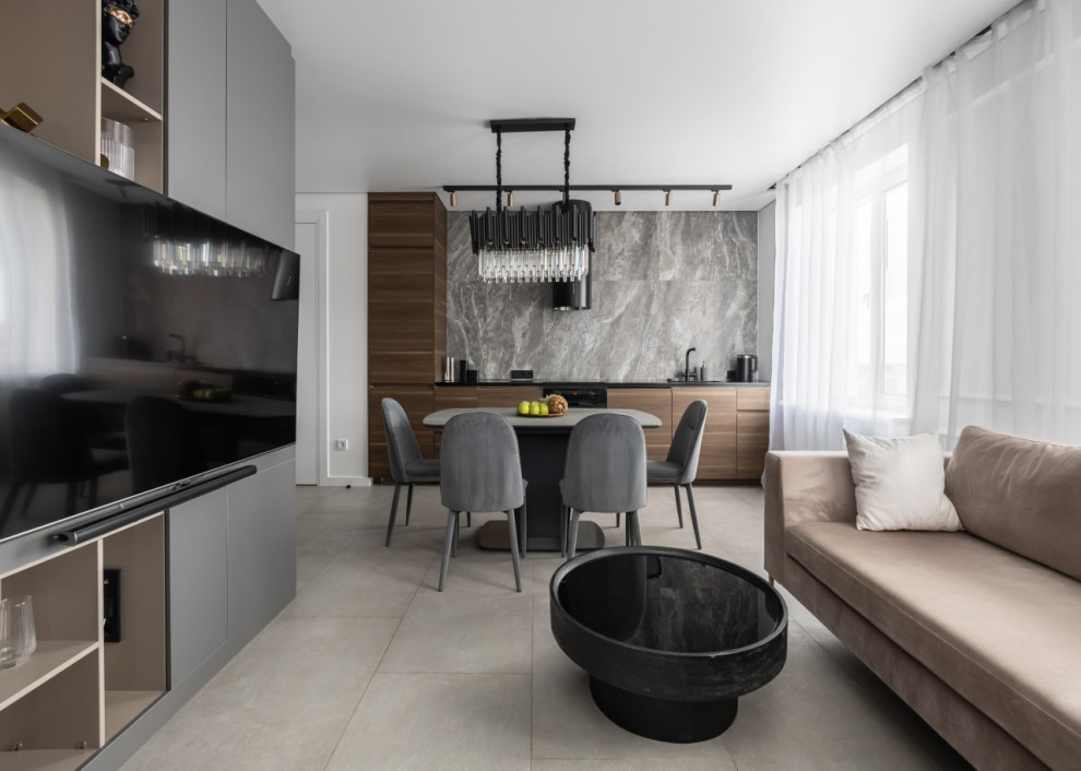 Обложка проекта: Квартира в серых тонах