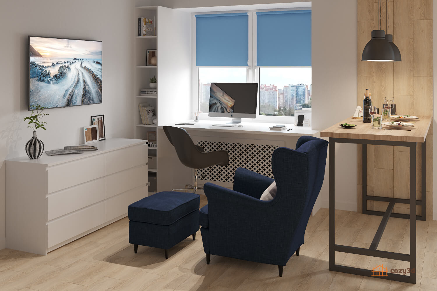 Квартира - студия для молодой пары