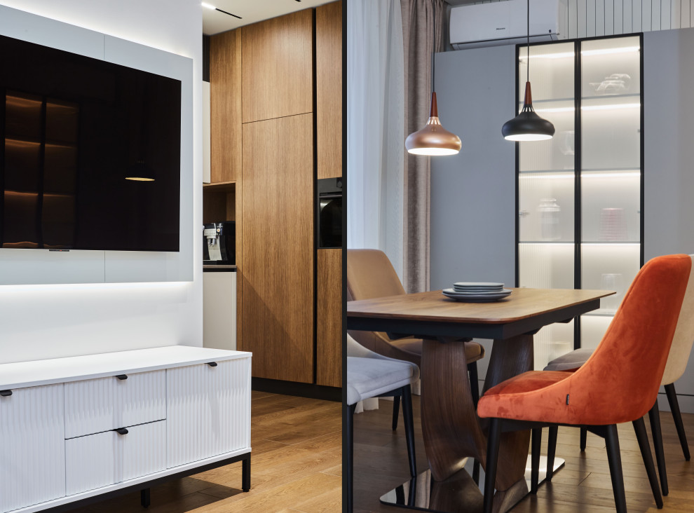 Современный дизайн трехкомнатной квартиры 112 кв. м.