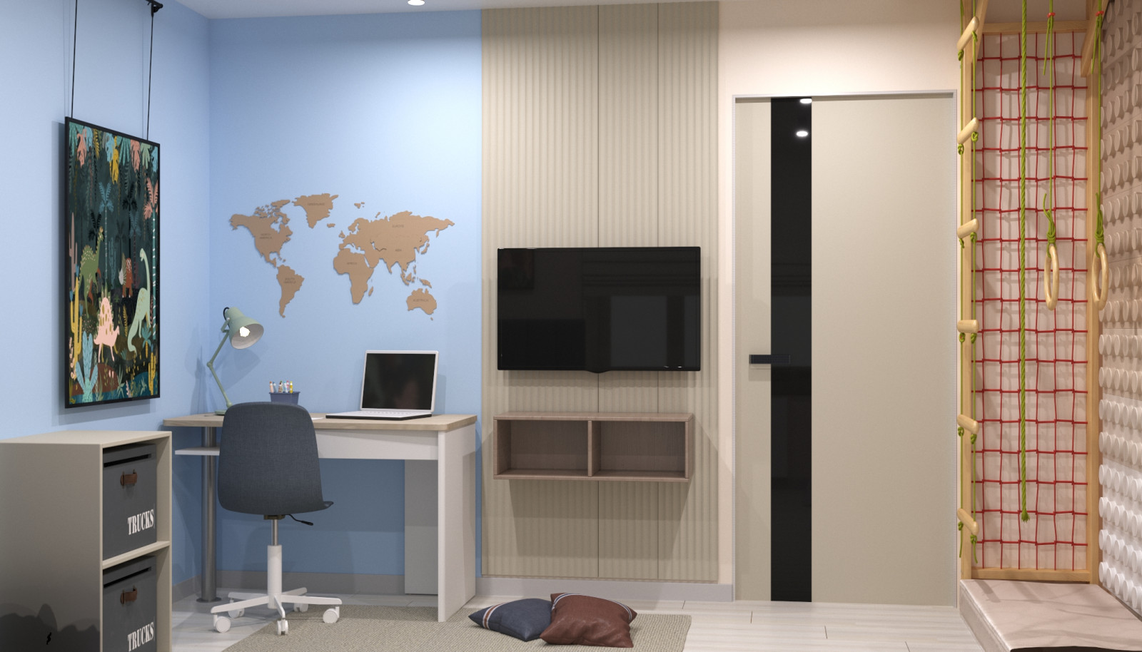 Квартира для семьи из трех человек