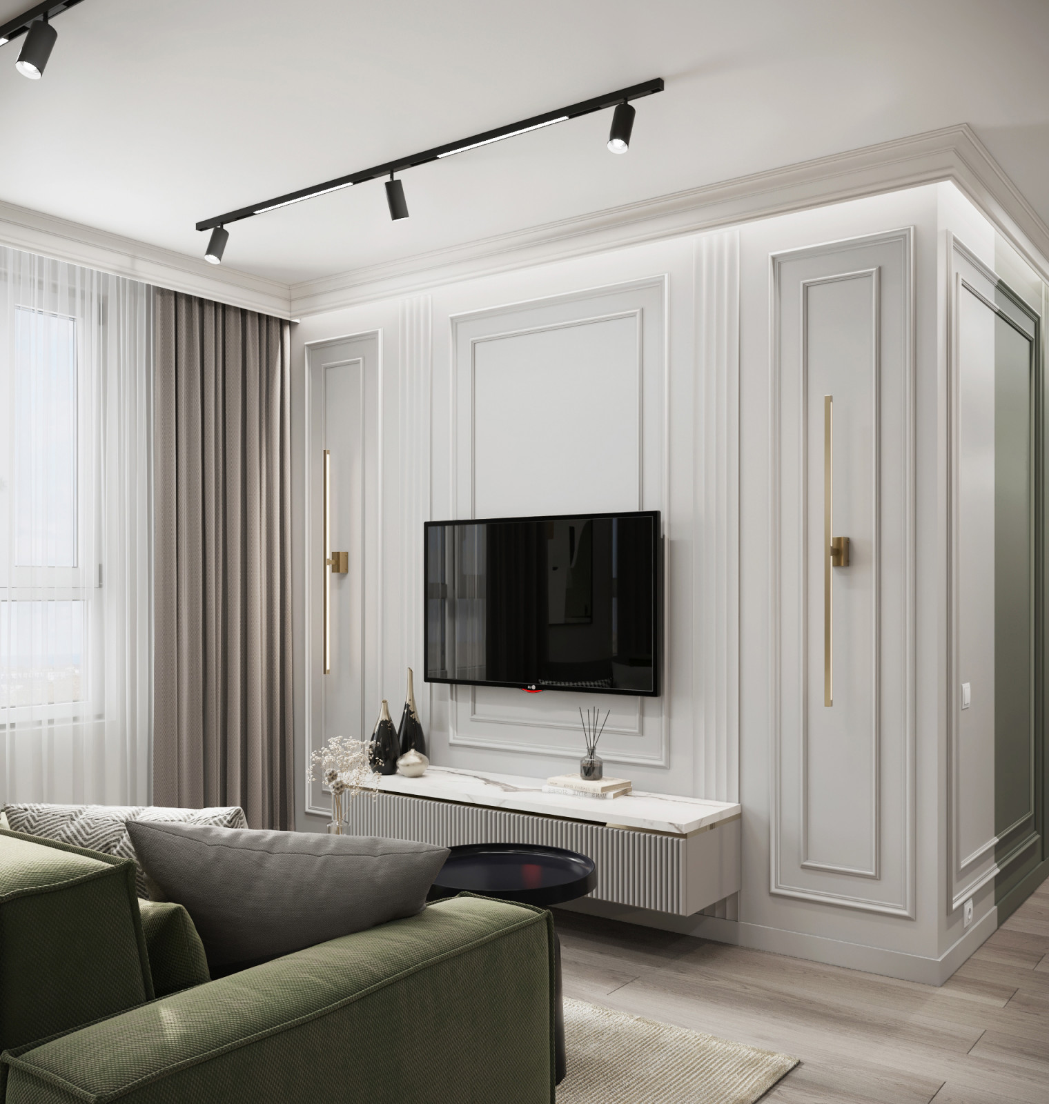 Дизайн-проект трехкомнатной квартиры