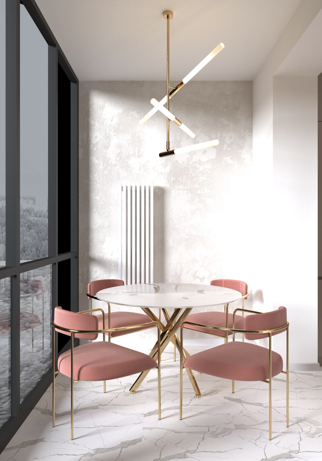 Двухкомнатная квартира в ЖК "Шуберский"