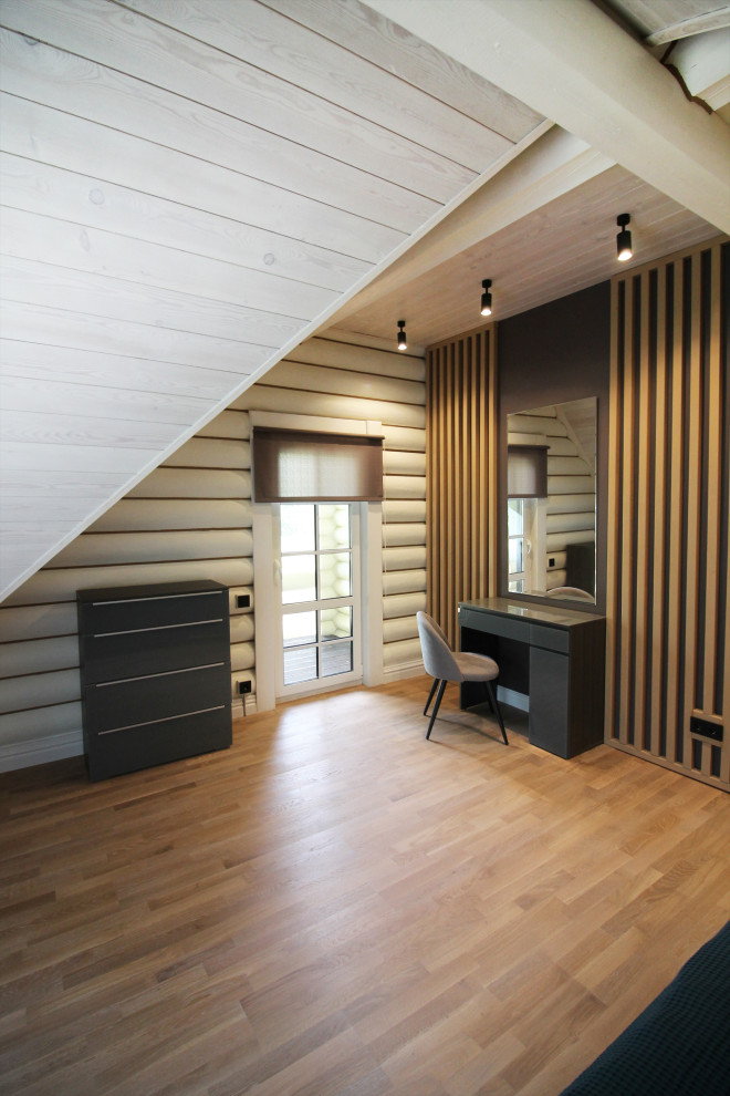 Срубовой коттедж 38 в п.Рощино, Ленинградская обл. Царство-Королевство