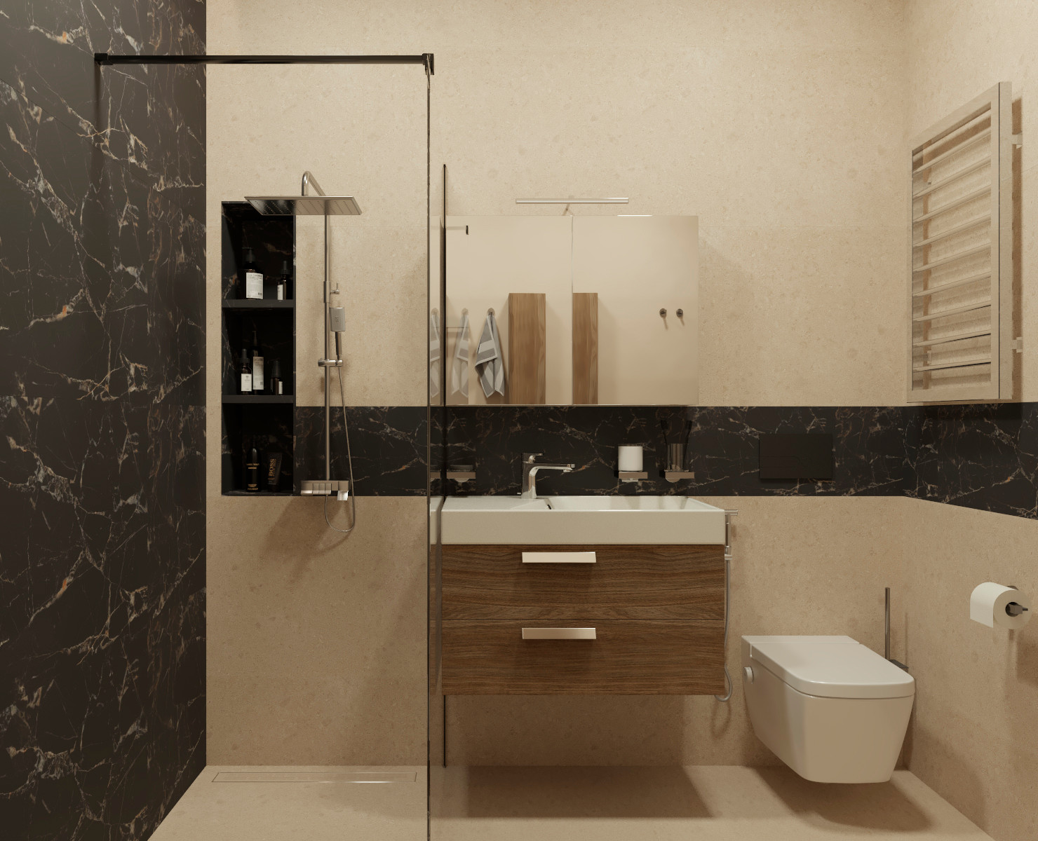 Дизайн интерьера квартиры 82 м.кв.