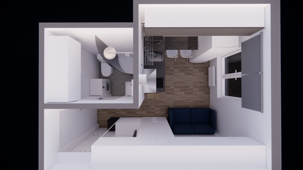 Супер маленькая студия 11м2