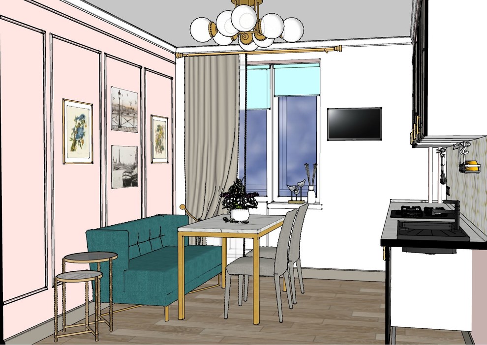 Ар-деко в двушке