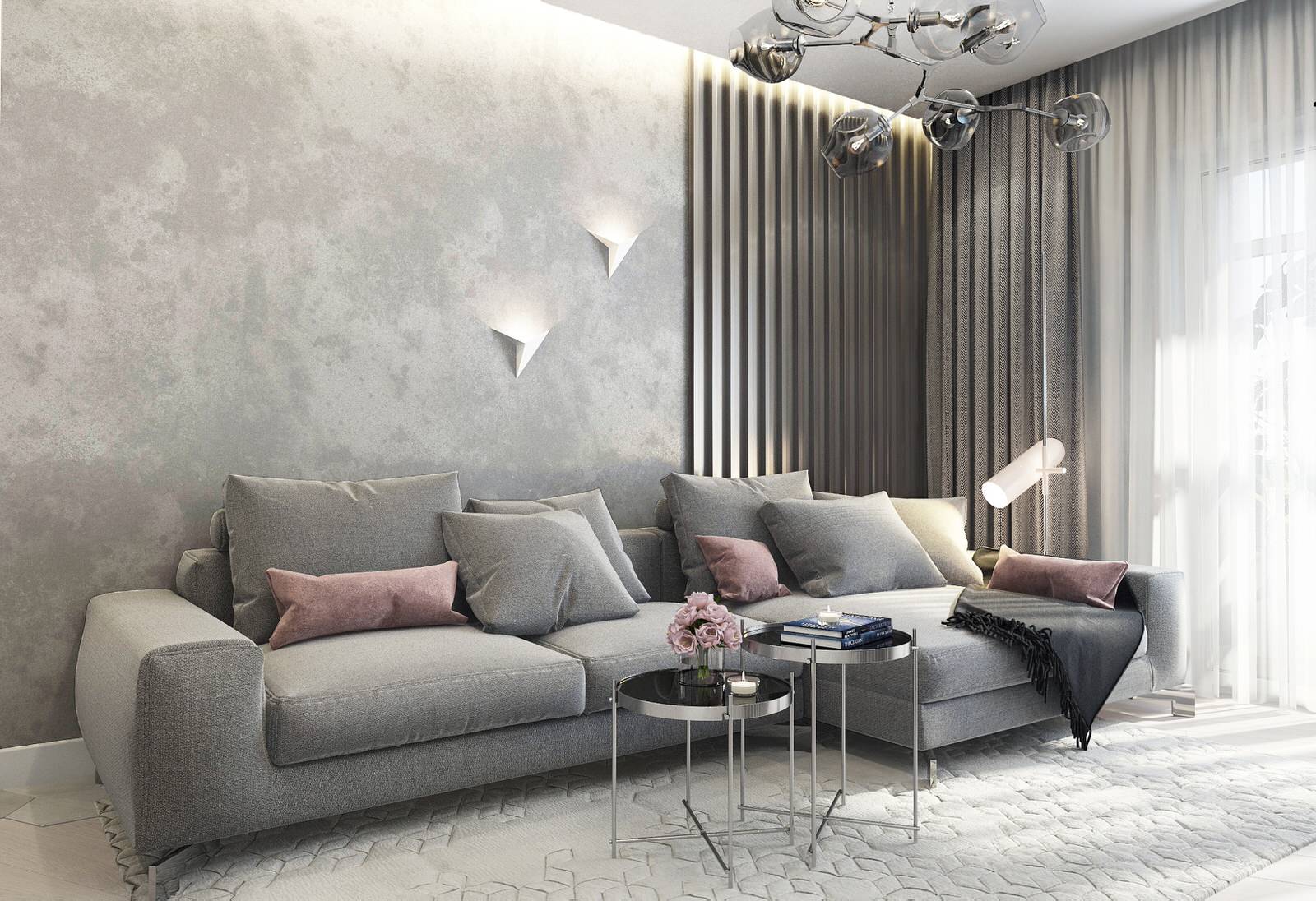 Дизайн кухни-гостиной