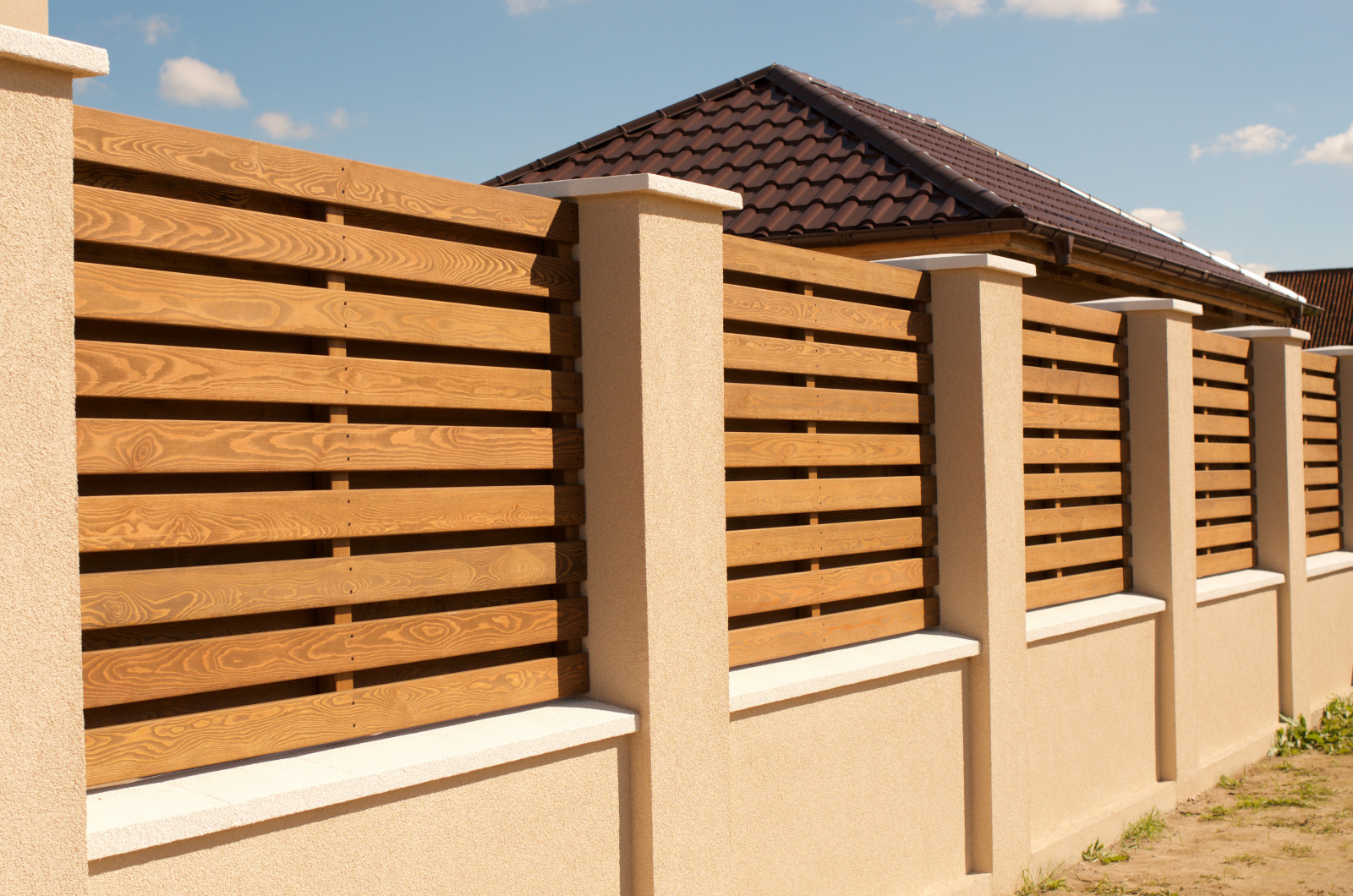 Забор из лиственницы