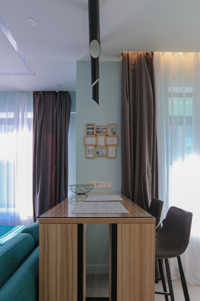 ЖК ЦАРСКАЯ ПЛОЩАДЬ - ЭТЮД С БИРЮЗОВЫМ ОТТЕНКОМ