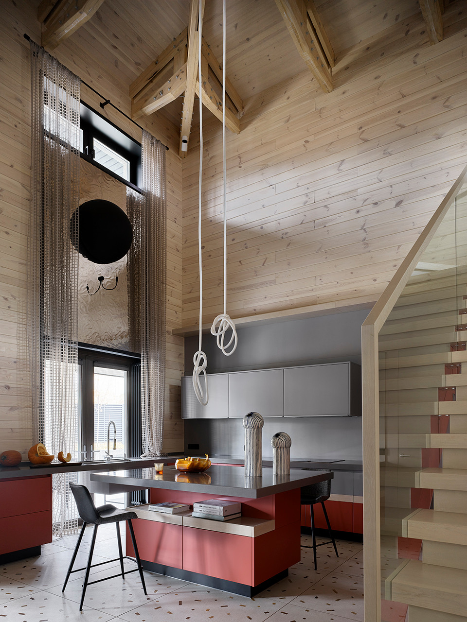 Интерьер загородного дома по проекту Павла Лопанова