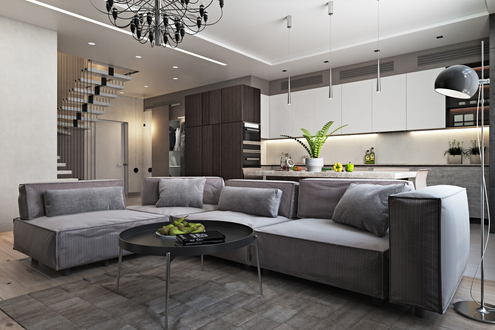 Дизайн интерьера "Многоликость серого"