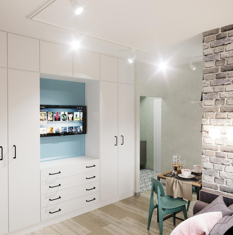 Проект квартиры площадью 32 кв.м.