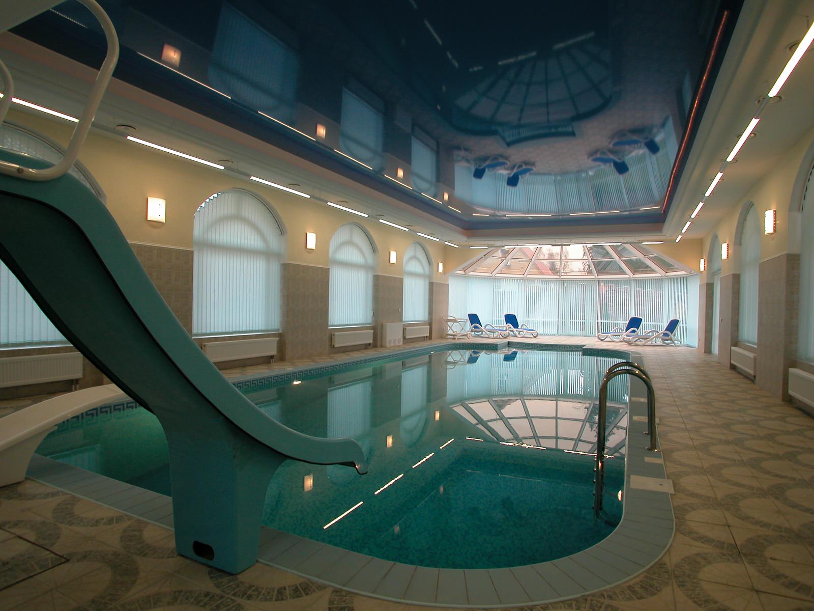 Дизайн интерьера частного бассейна