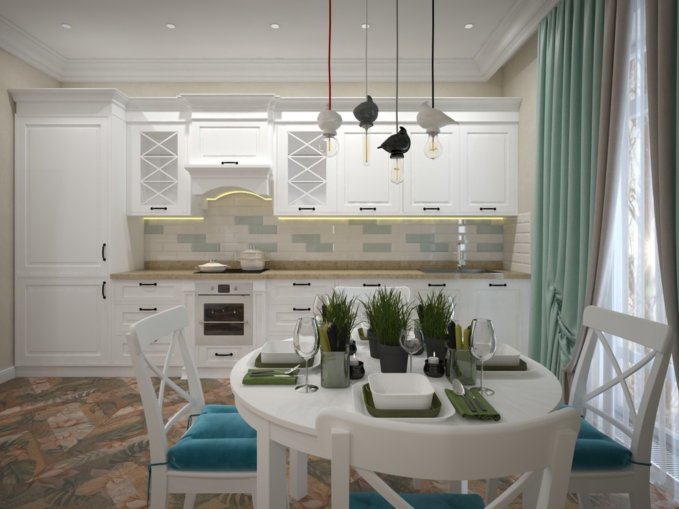 Элегантная неоклассика в интерьере загородного дома под Уфой  "Горький мёд"