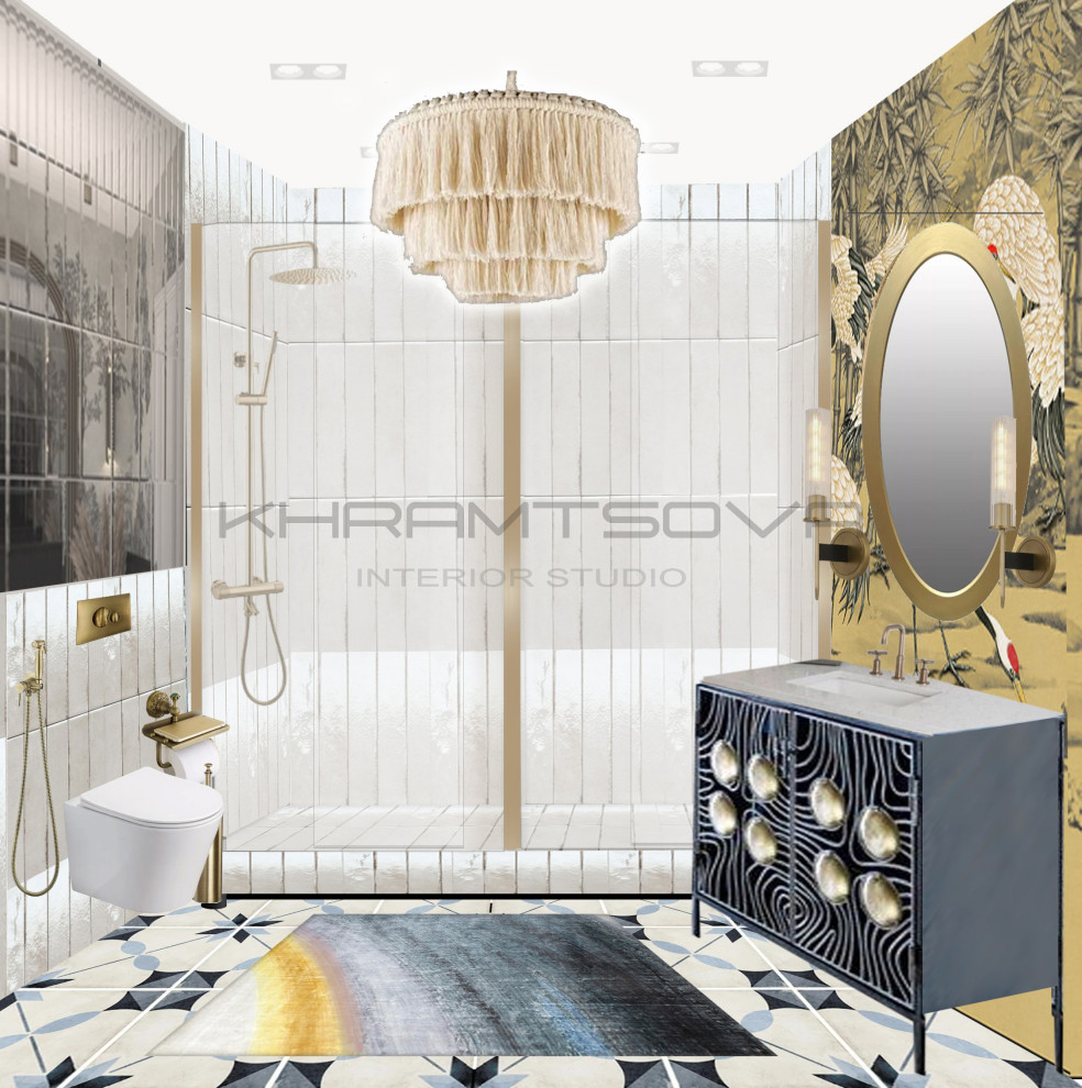 Обложка проекта: Концепция санузла вариант 3