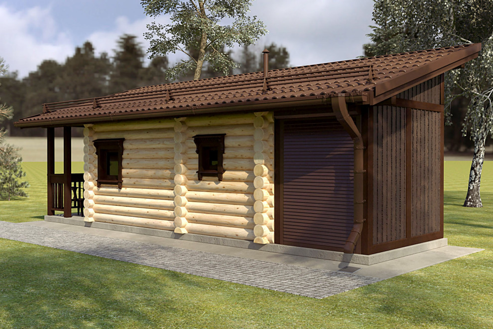 Баня - хозблок