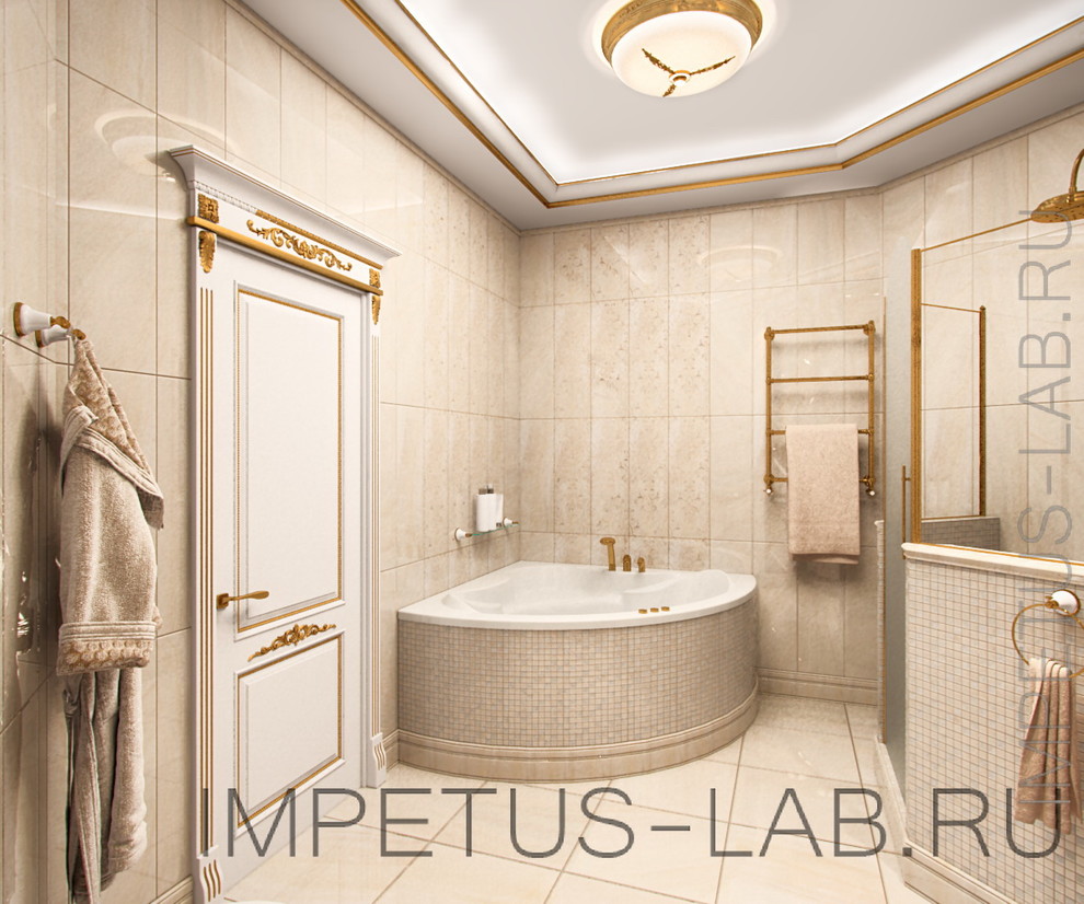 Обложка проекта: Проект квартиры в классическом стиле в центре Москвы