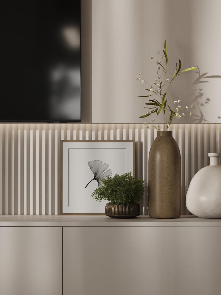 Кухня-гостиная в частном доме