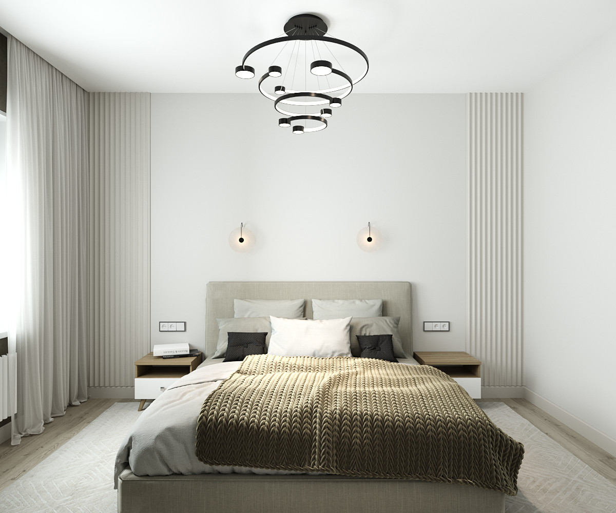 Загородный дом в одном уровне